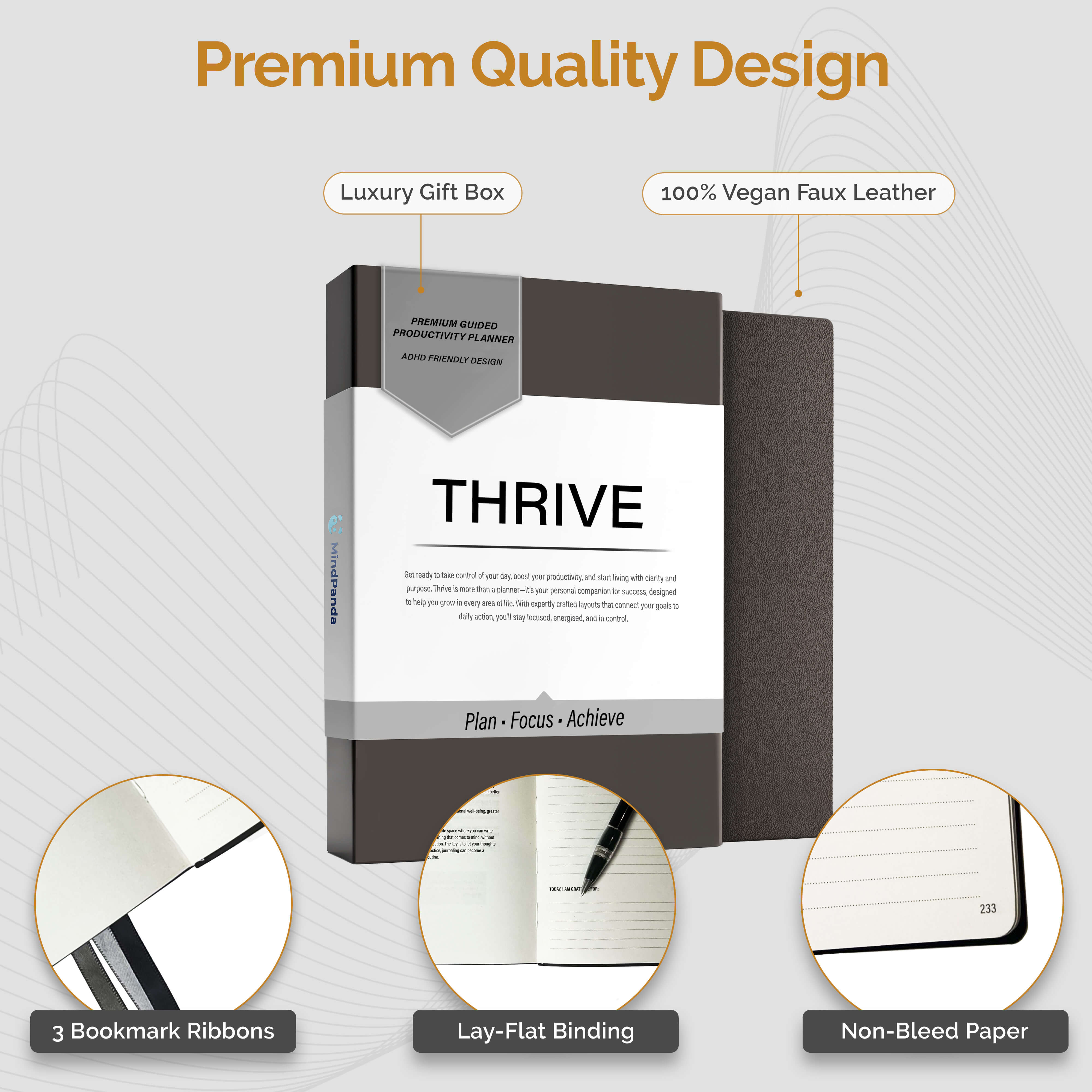 Thrive Planner & Reflect Journal Bundle